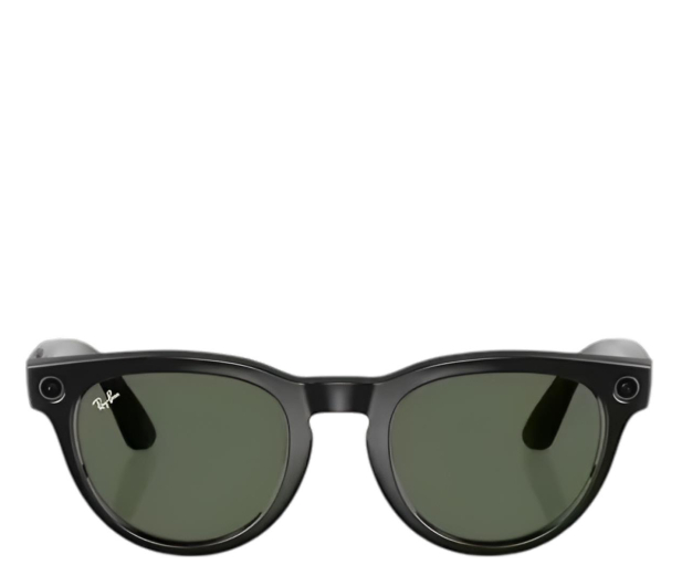 Meta Ray-Ban Headliner - Low Bridge Fit (Plano Green/Shiny Black) - 1322493 - zdjęcie 2